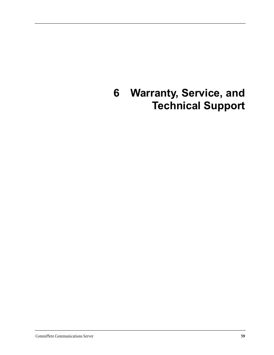 6 warranty, service, and technical support | Multi-Tech Systems MT3334HD8 User Manual | Page 65 / 100