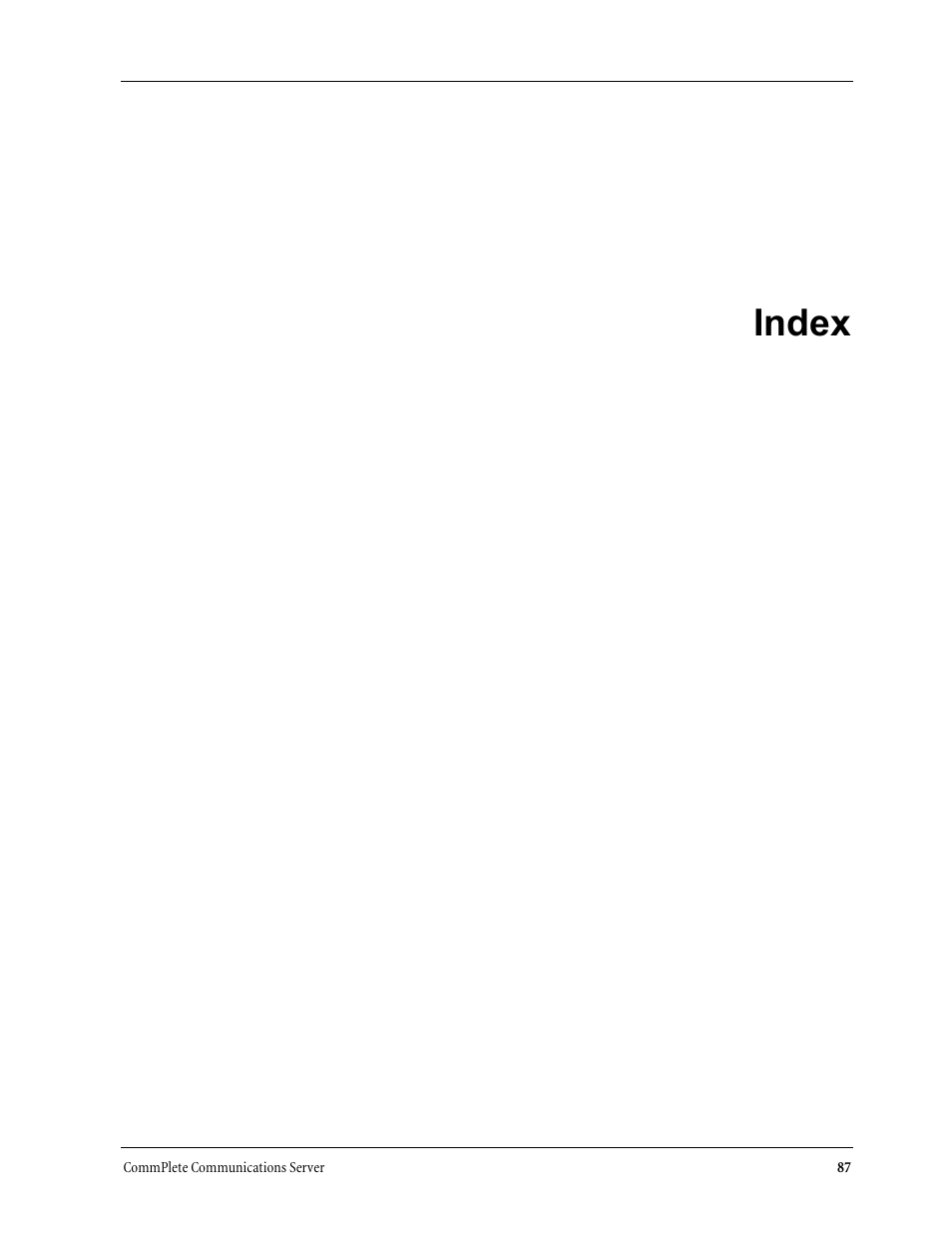 Index | Multi-Tech Systems MT3334HD8 User Manual | Page 93 / 100