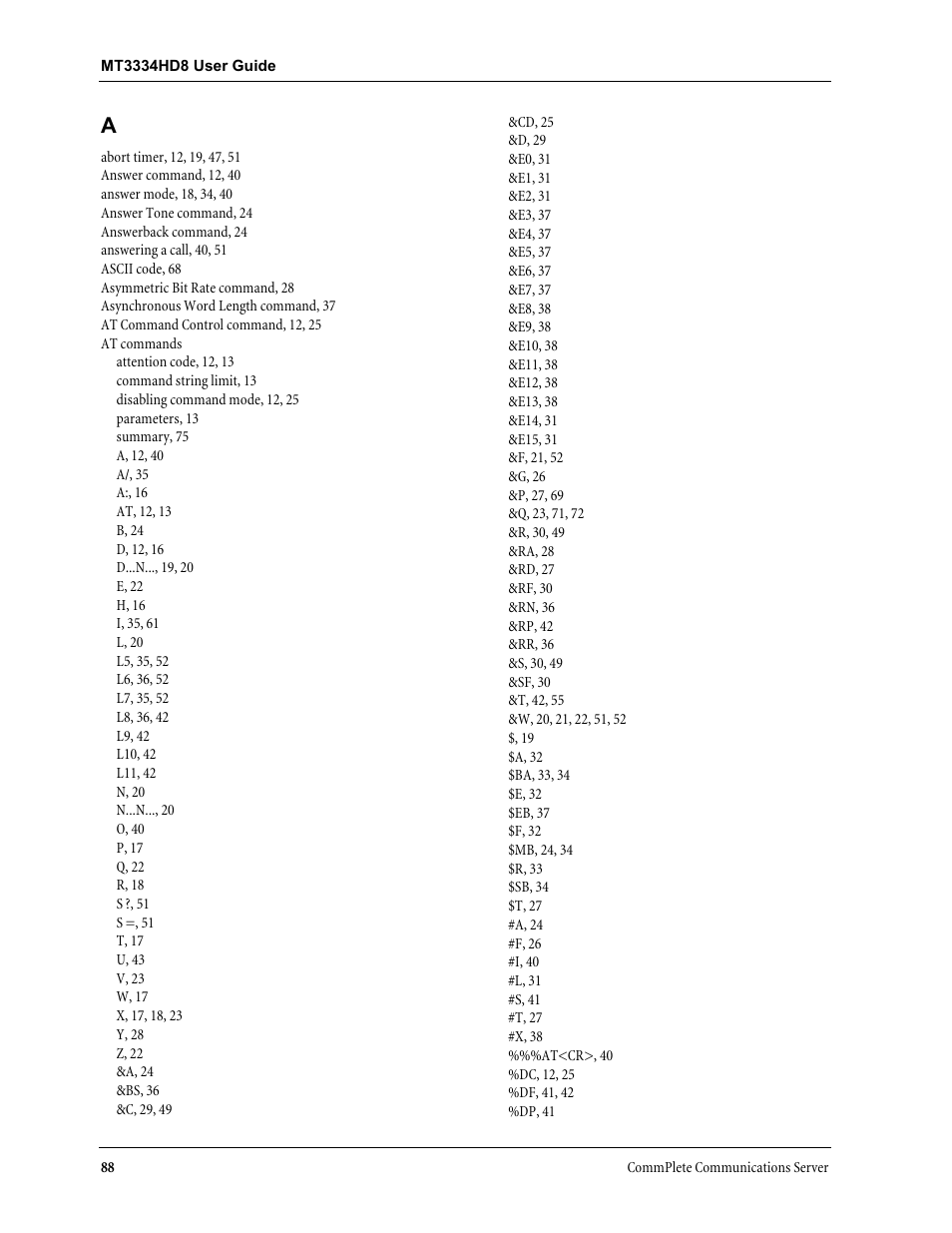 Multi-Tech Systems MT3334HD8 User Manual | Page 94 / 100