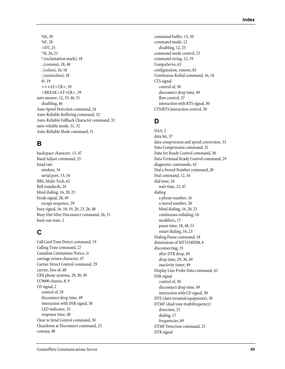 Multi-Tech Systems MT3334HD8 User Manual | Page 95 / 100