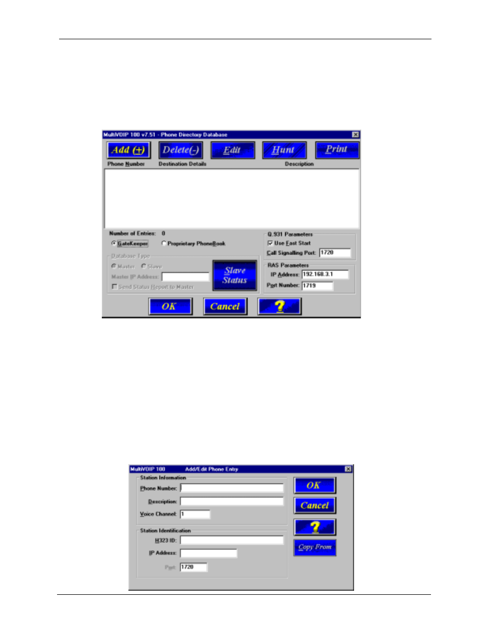 Gatekeeper phone directory database | Multi-Tech Systems MVP120 User Manual | Page 55 / 104