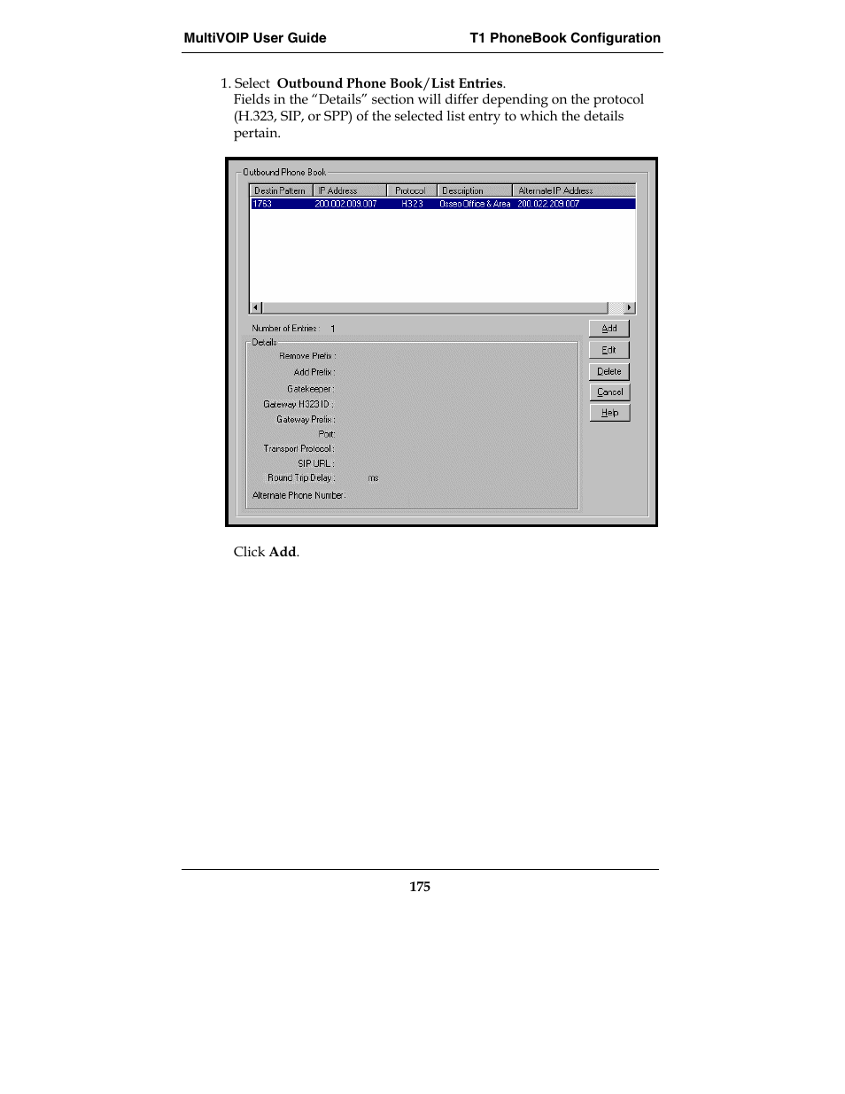 Multi-Tech Systems E1 User Manual | Page 175 / 395