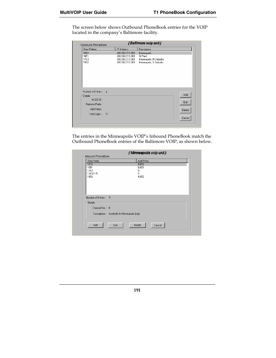 Multi-Tech Systems E1 User Manual | Page 191 / 395