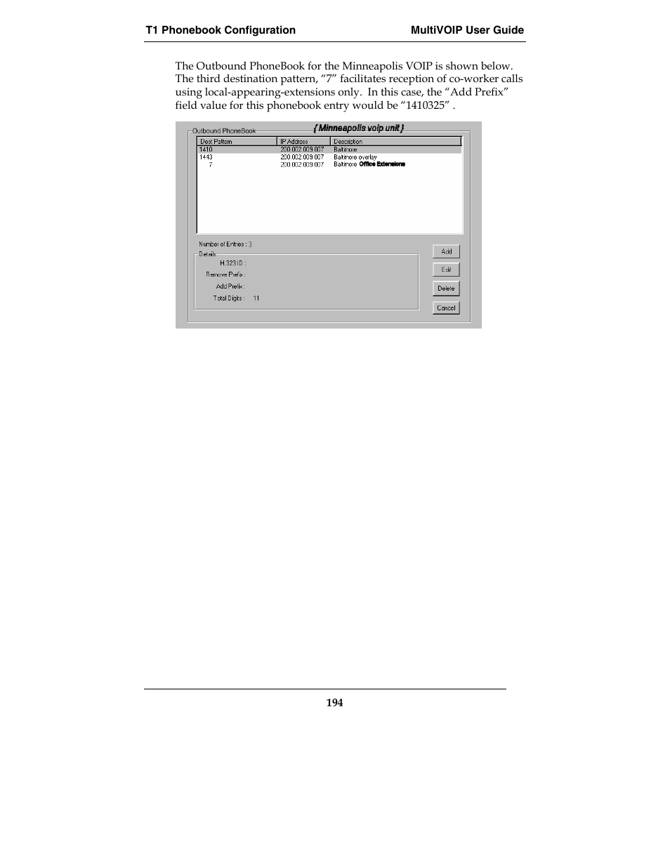 Multi-Tech Systems E1 User Manual | Page 194 / 395