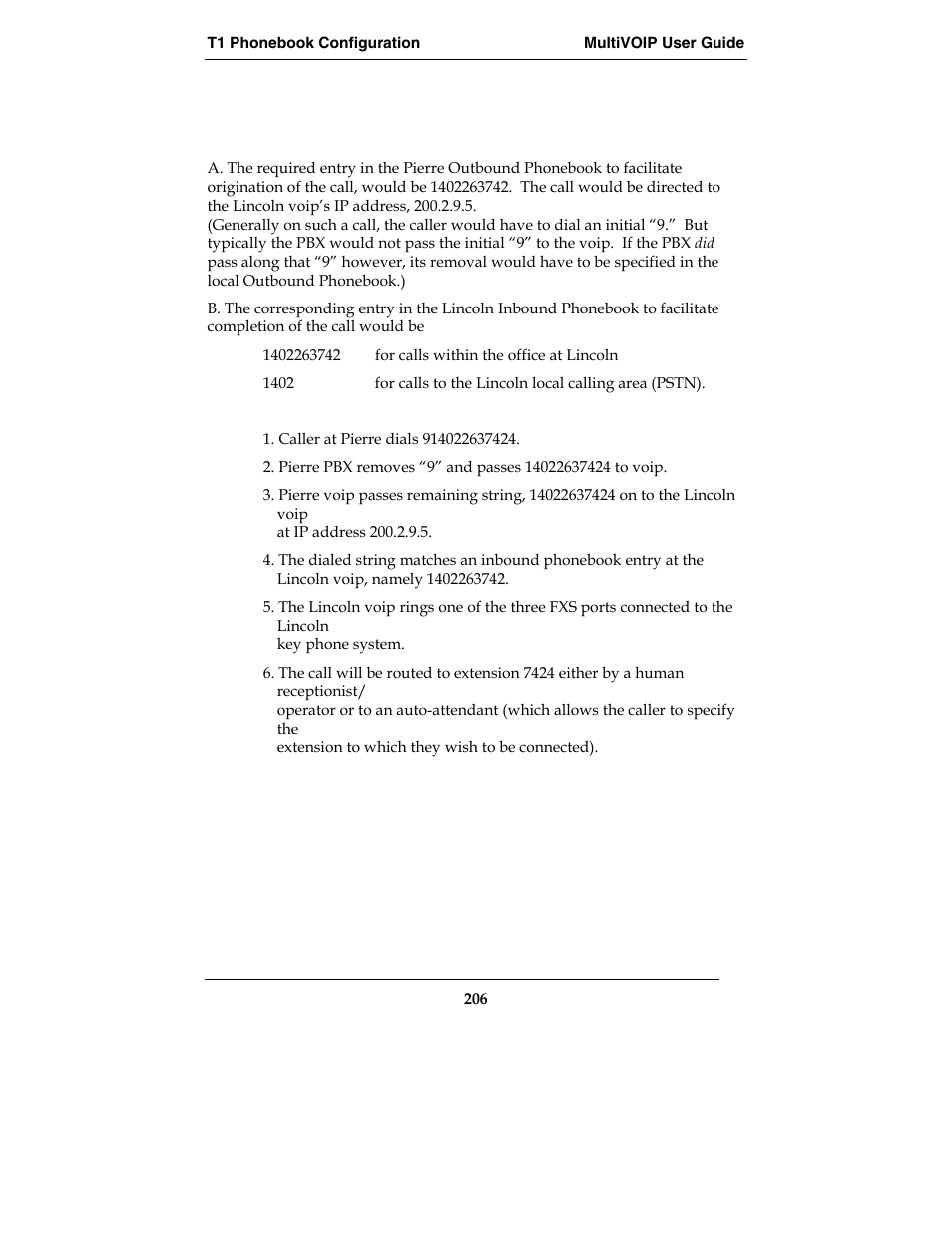 Multi-Tech Systems E1 User Manual | Page 206 / 395