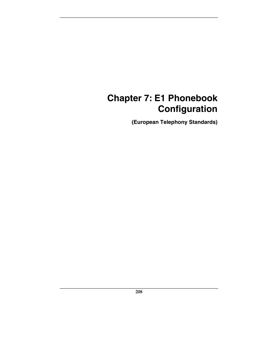 Chapter 7: e1 phonebook configuration | Multi-Tech Systems E1 User Manual | Page 208 / 395
