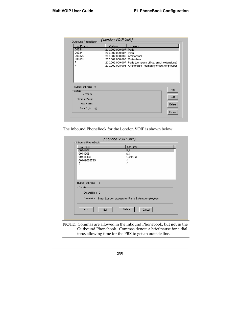 Multi-Tech Systems E1 User Manual | Page 235 / 395