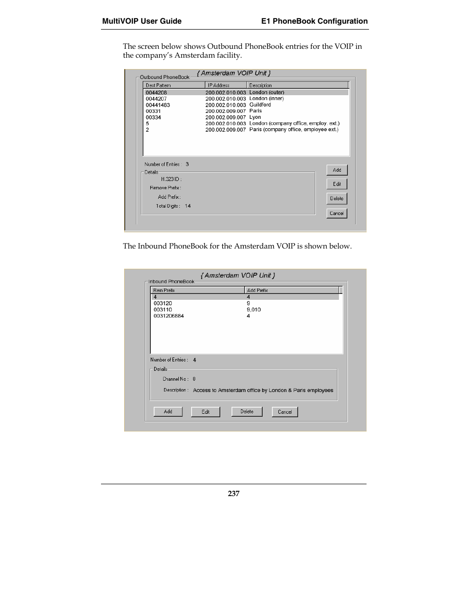 Multi-Tech Systems E1 User Manual | Page 237 / 395