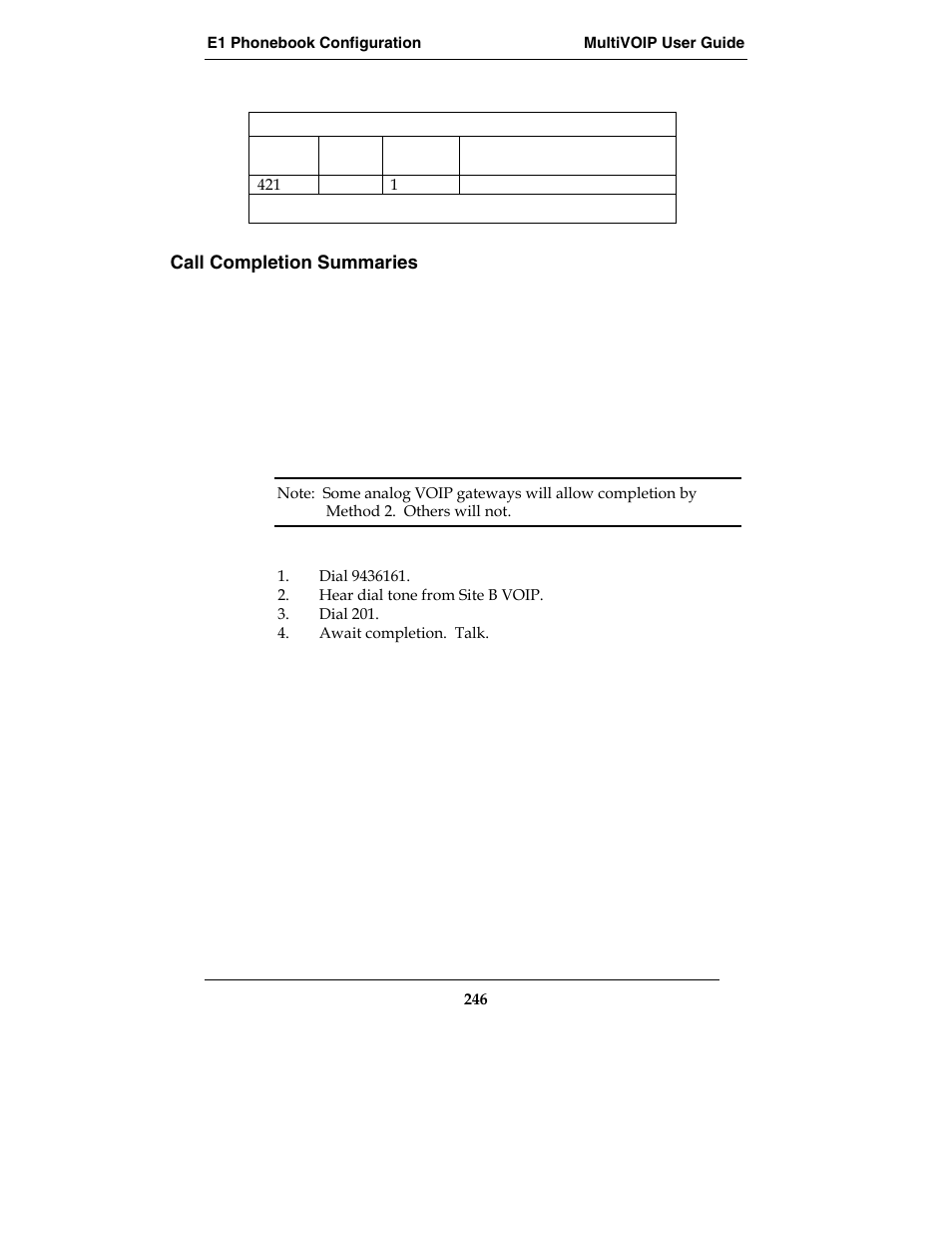 Multi-Tech Systems E1 User Manual | Page 246 / 395