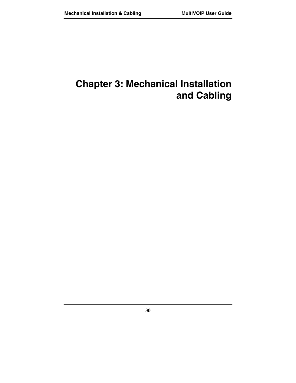 Chapter 3: mechanical installation and cabling | Multi-Tech Systems E1 User Manual | Page 30 / 395