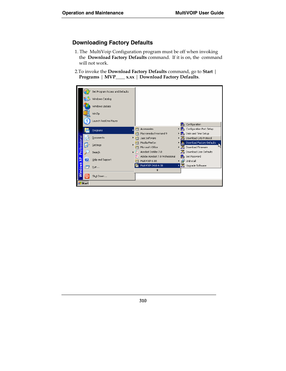 Multi-Tech Systems E1 User Manual | Page 310 / 395