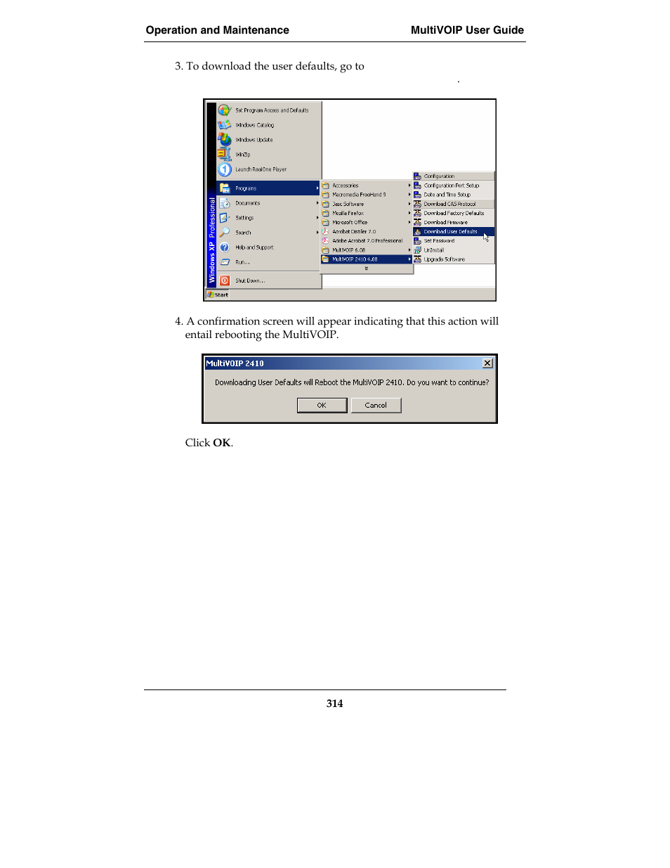Multi-Tech Systems E1 User Manual | Page 314 / 395