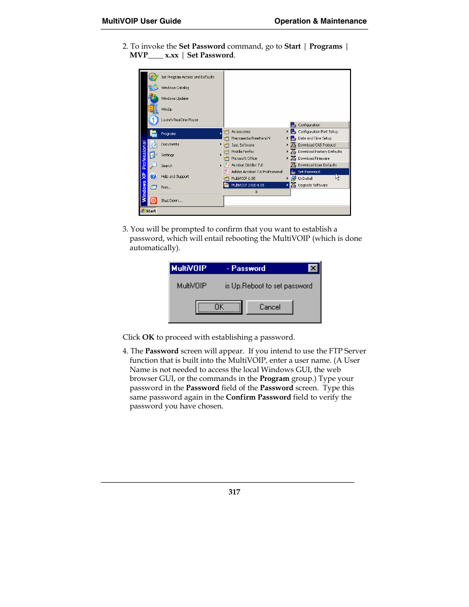 Multi-Tech Systems E1 User Manual | Page 317 / 395