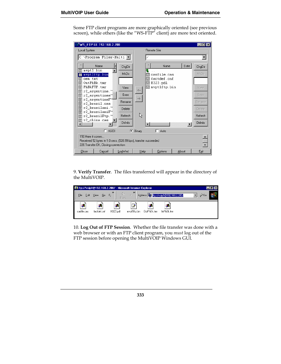 Multi-Tech Systems E1 User Manual | Page 333 / 395