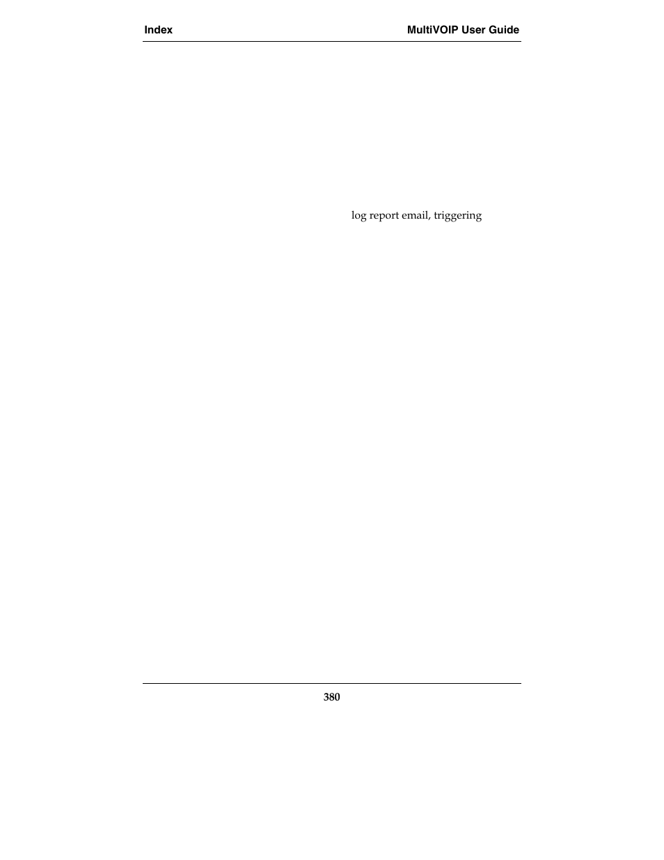 Multi-Tech Systems E1 User Manual | Page 380 / 395