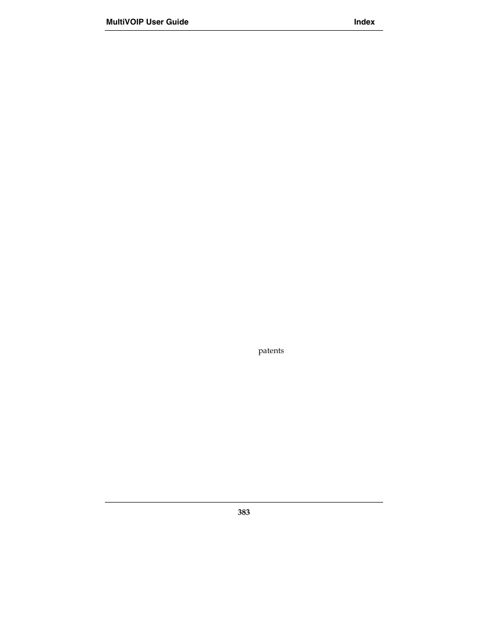 Multi-Tech Systems E1 User Manual | Page 383 / 395