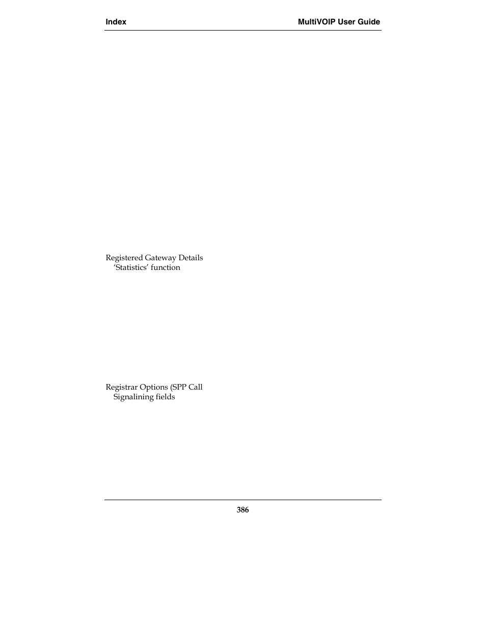 Multi-Tech Systems E1 User Manual | Page 386 / 395