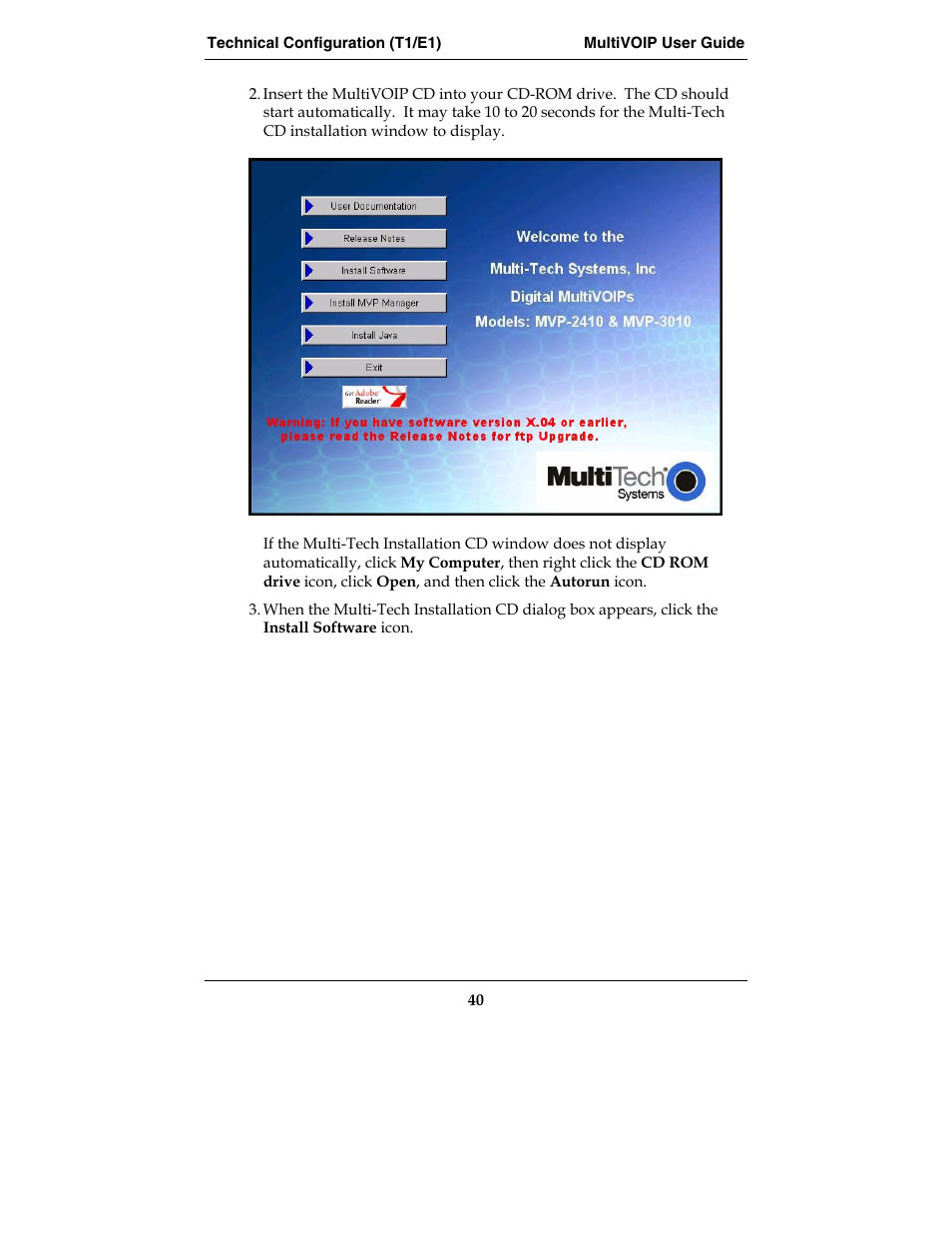 Multi-Tech Systems E1 User Manual | Page 40 / 395