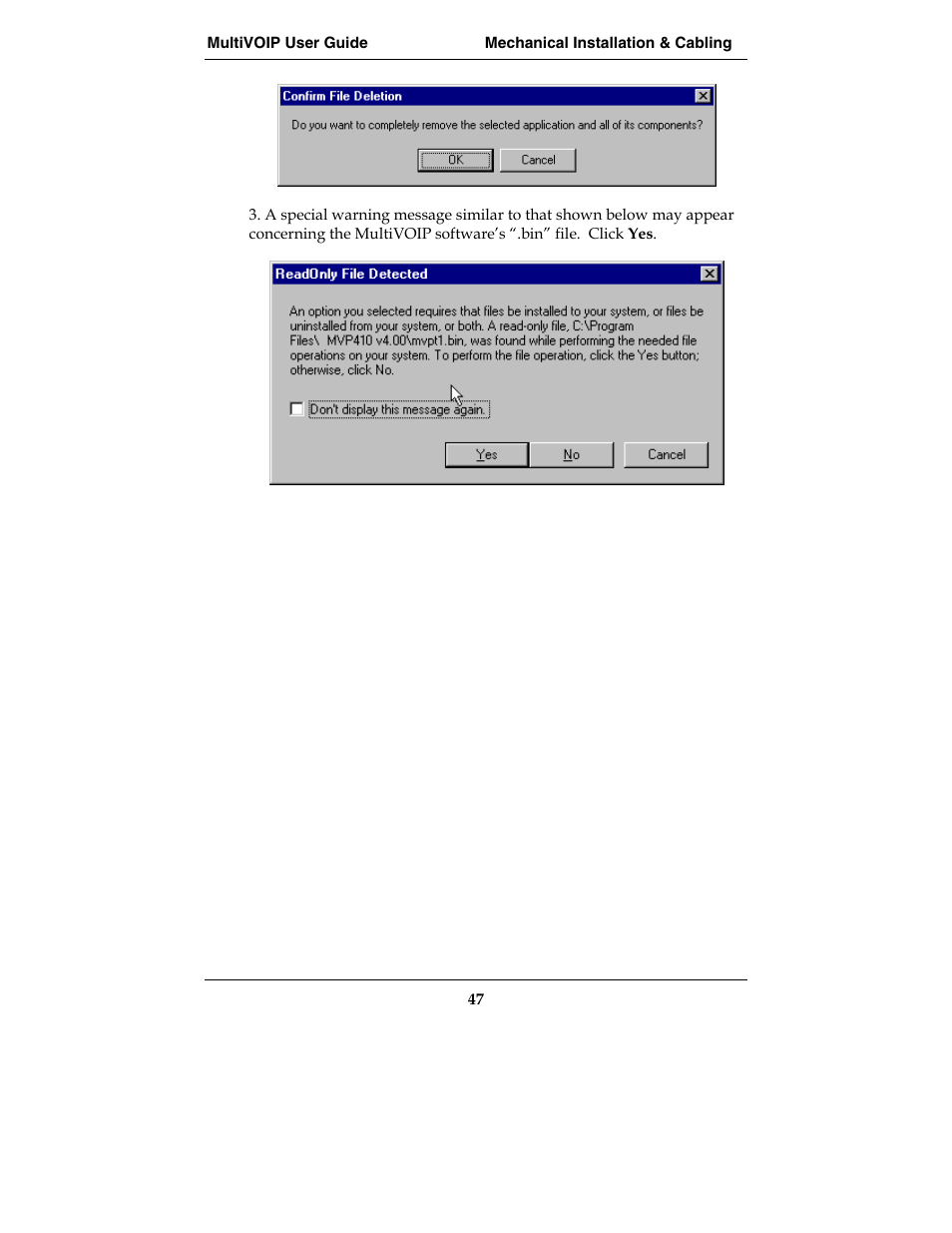 Multi-Tech Systems E1 User Manual | Page 47 / 395