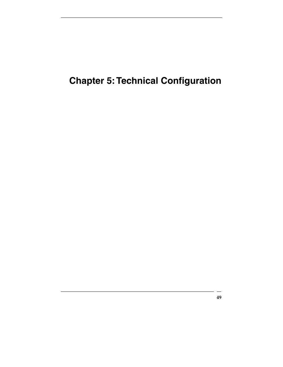 Chapter 5: technical configuration | Multi-Tech Systems E1 User Manual | Page 49 / 395