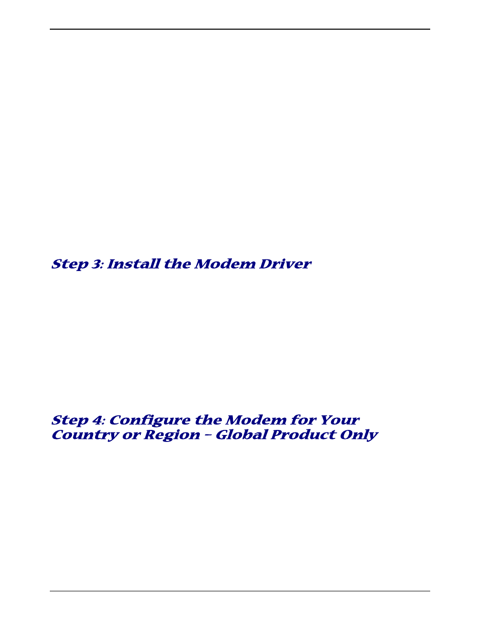 Step 3: install the modem driver, Connect speakers (voice option), Connect the modem to the ac power outlet | Power-on test, Installing the modem driver, Using the global wizard to configure your modem | Multi-Tech Systems MT9234ZBA-V User Manual | Page 11 / 35