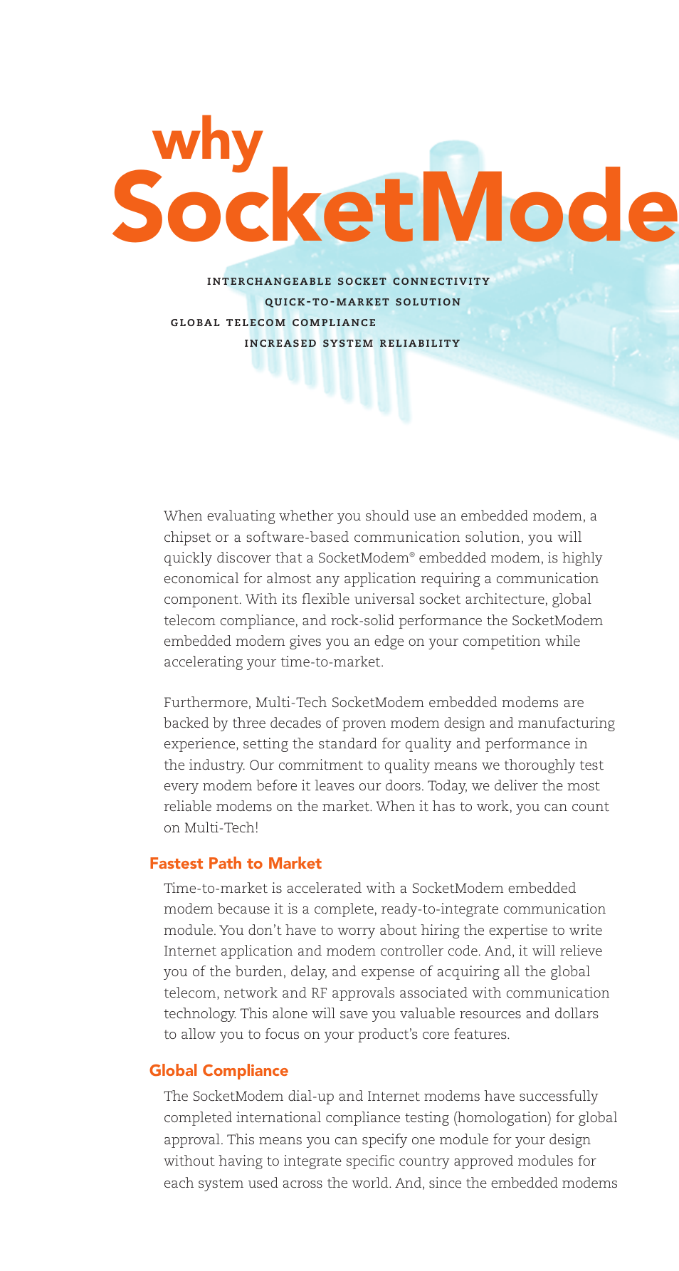 Socketmode | Multi-Tech Systems MT2456SMI-IP User Manual | Page 4 / 8