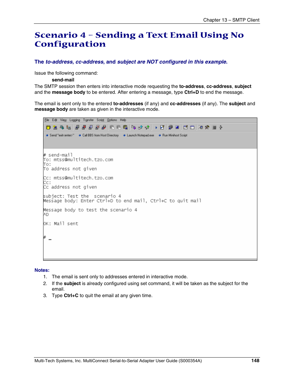 Multi-Tech Systems MTS2SA-T User Manual | Page 148 / 181