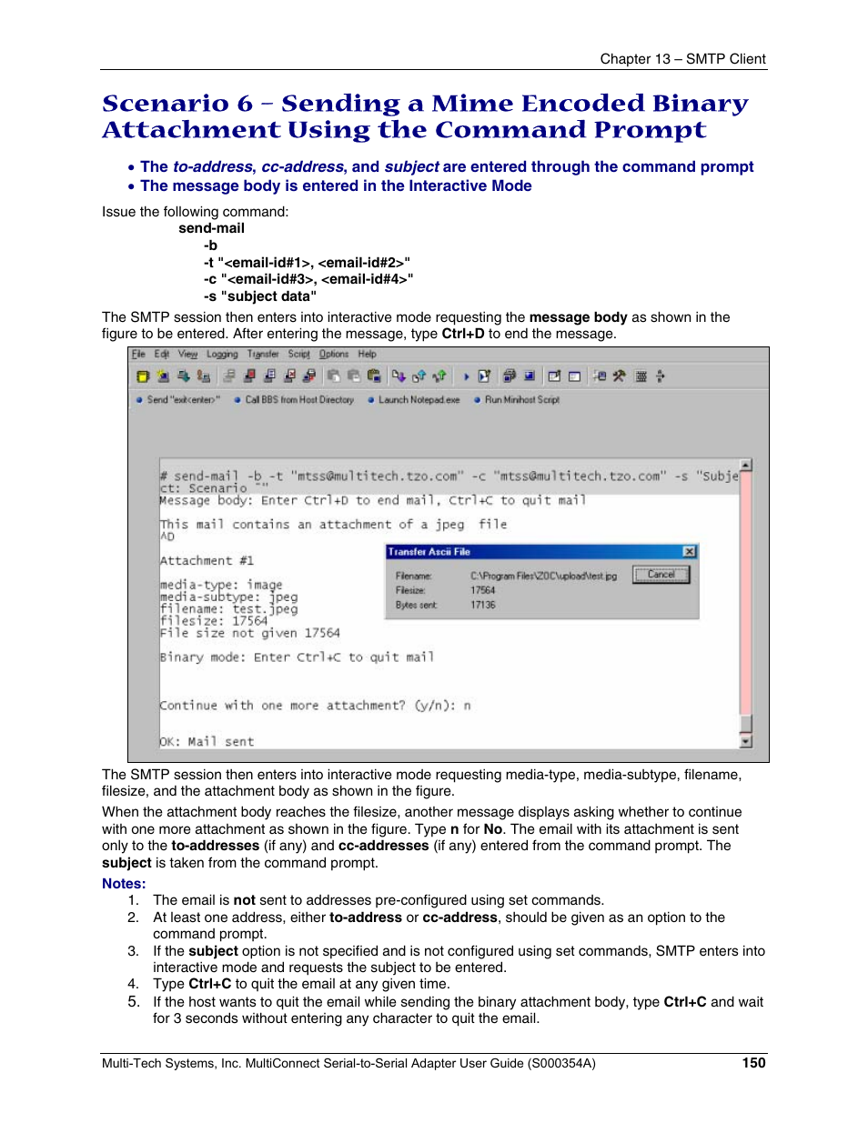 Multi-Tech Systems MTS2SA-T User Manual | Page 150 / 181