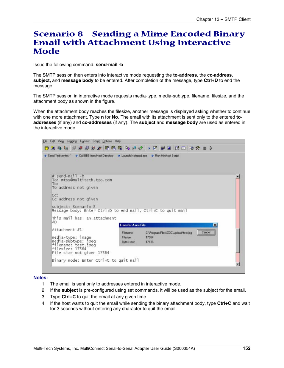Multi-Tech Systems MTS2SA-T User Manual | Page 152 / 181