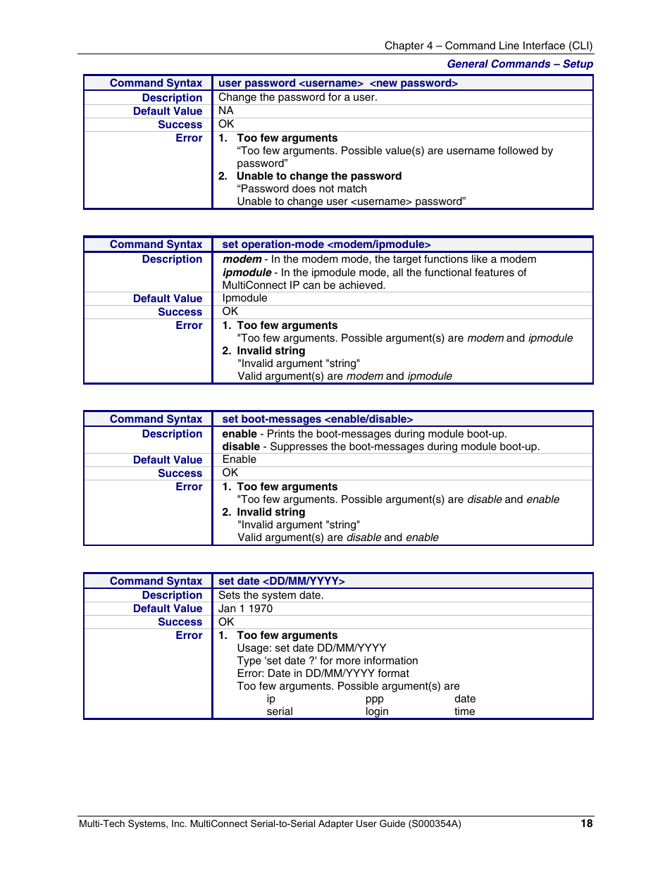 Multi-Tech Systems MTS2SA-T User Manual | Page 18 / 181