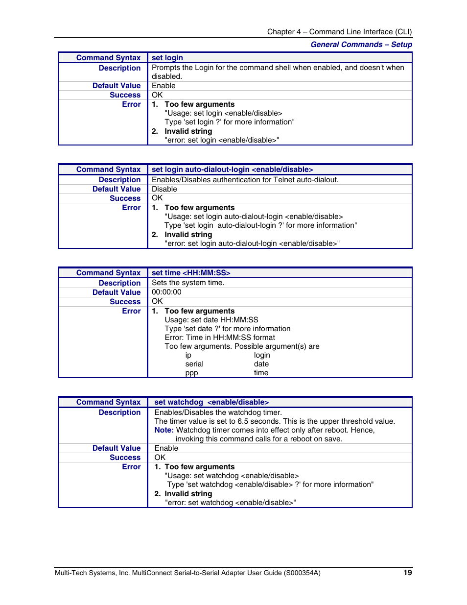 Multi-Tech Systems MTS2SA-T User Manual | Page 19 / 181