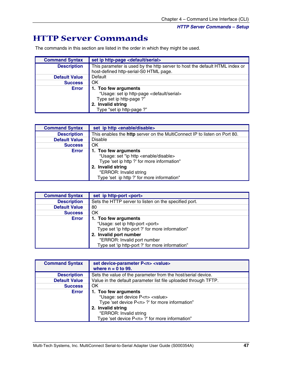 Multi-Tech Systems MTS2SA-T User Manual | Page 47 / 181