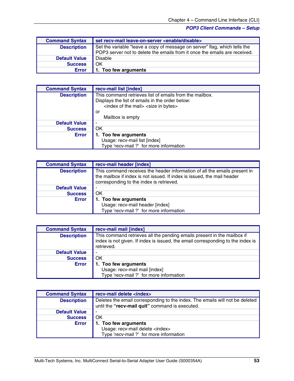 Multi-Tech Systems MTS2SA-T User Manual | Page 53 / 181