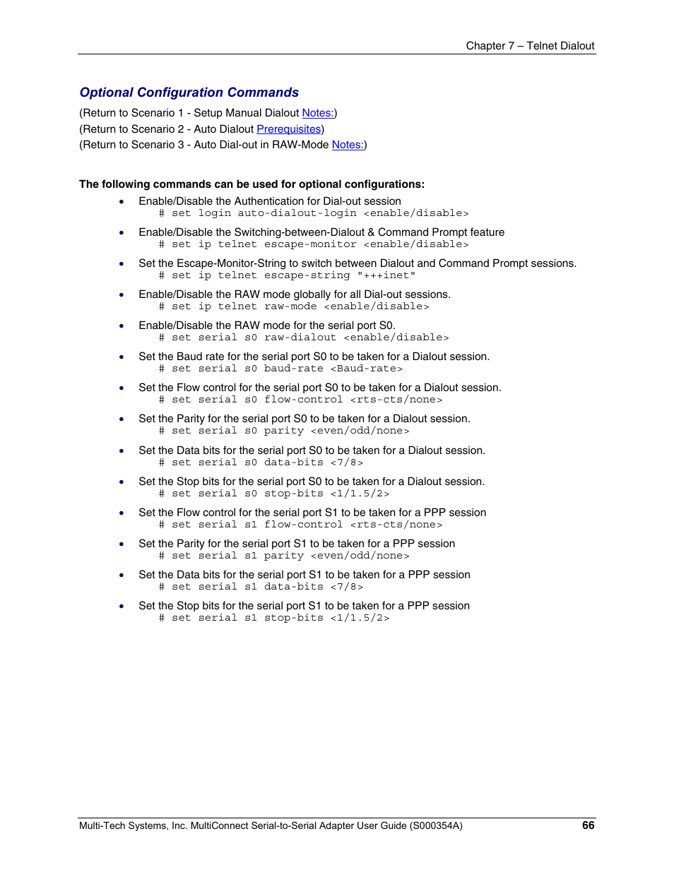 Multi-Tech Systems MTS2SA-T User Manual | Page 66 / 181