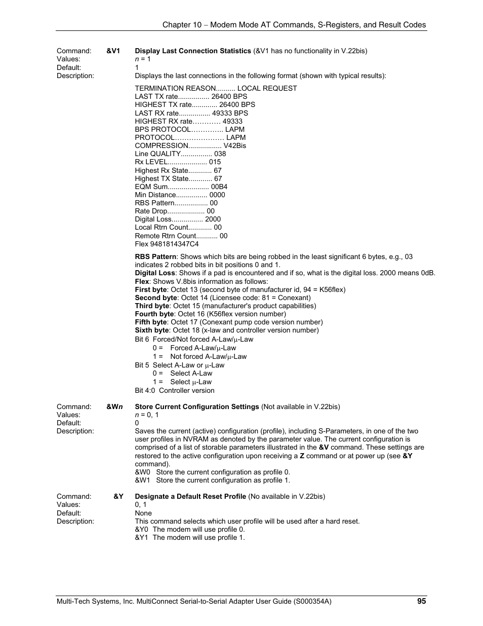 Multi-Tech Systems MTS2SA-T User Manual | Page 95 / 181