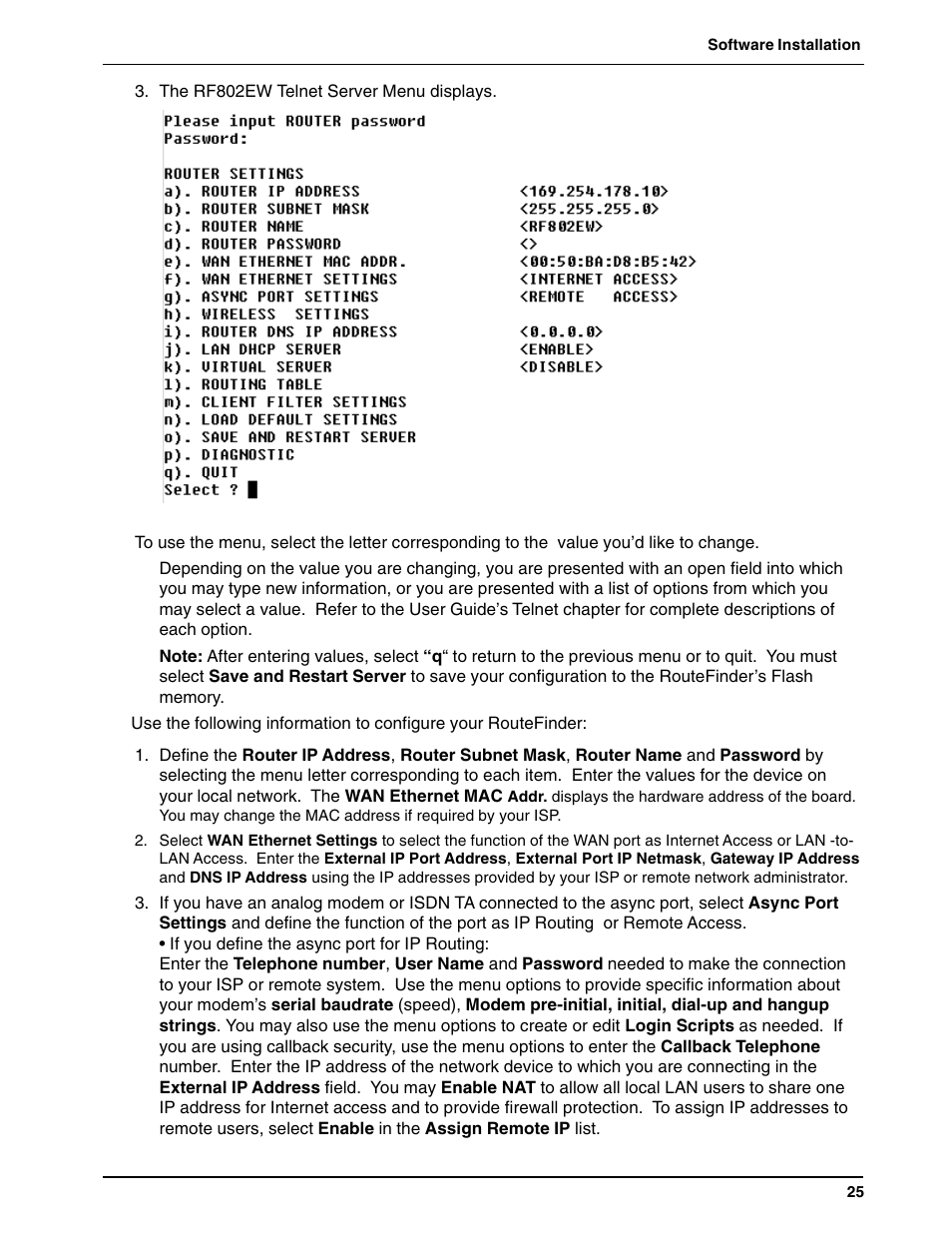 Multi-Tech Systems ACCESS POINT RF802EW User Manual | Page 25 / 28