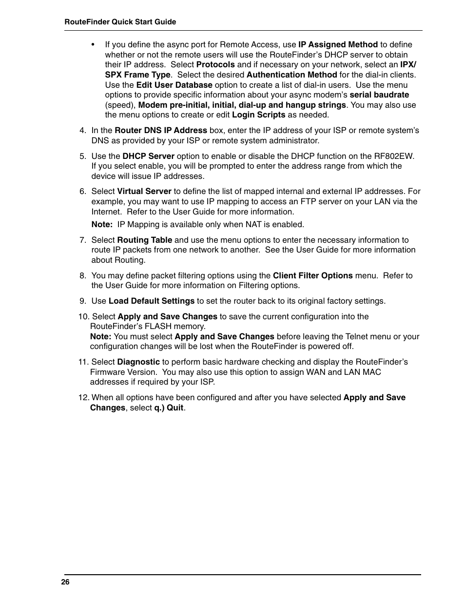 Multi-Tech Systems ACCESS POINT RF802EW User Manual | Page 26 / 28