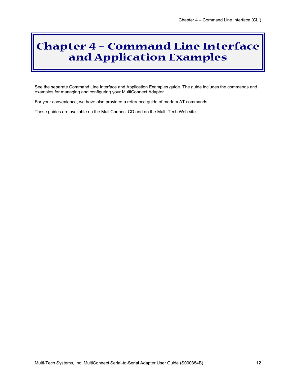 Multi-Tech Systems MultiConnect Adapter User Manual | Page 12 / 18