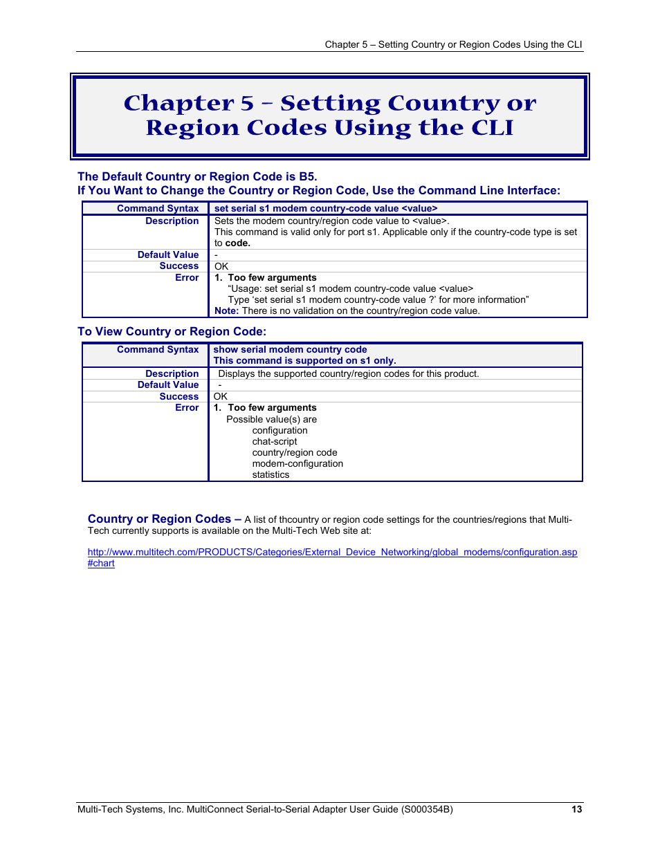 Multi-Tech Systems MultiConnect Adapter User Manual | Page 13 / 18