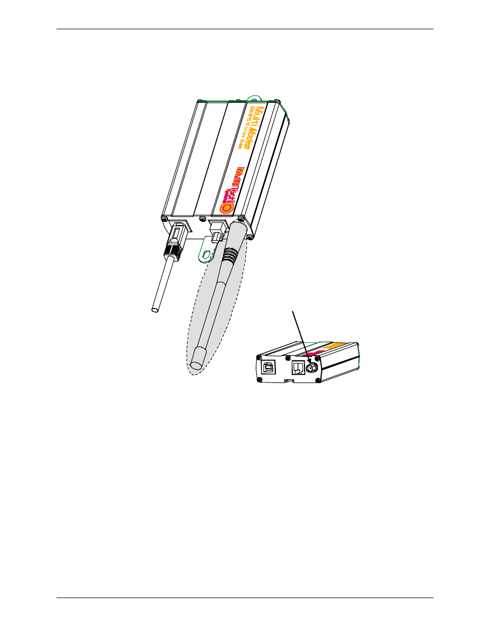Connecting the antenna | Multi-Tech Systems MTCBA-G-UF1 User Manual | Page 16 / 42