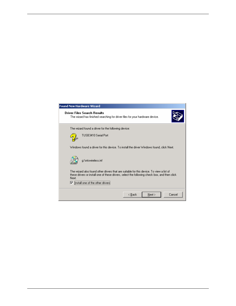Part b: installing the usb driver | Multi-Tech Systems MTCBA-G-UF1 User Manual | Page 22 / 42