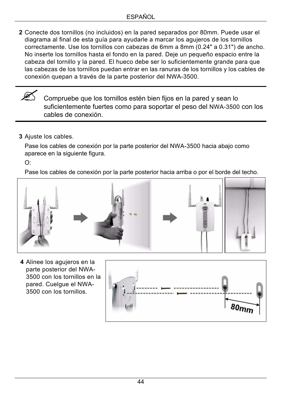 Zyxel NWA-3500 User Manual | Page 44 / 130