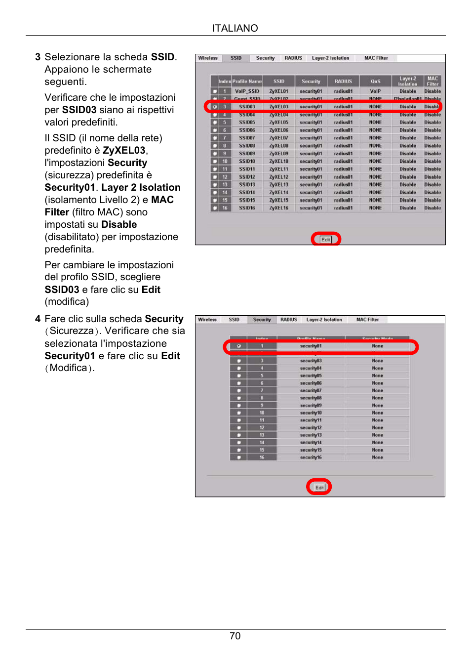 Zyxel NWA-3500 User Manual | Page 70 / 130