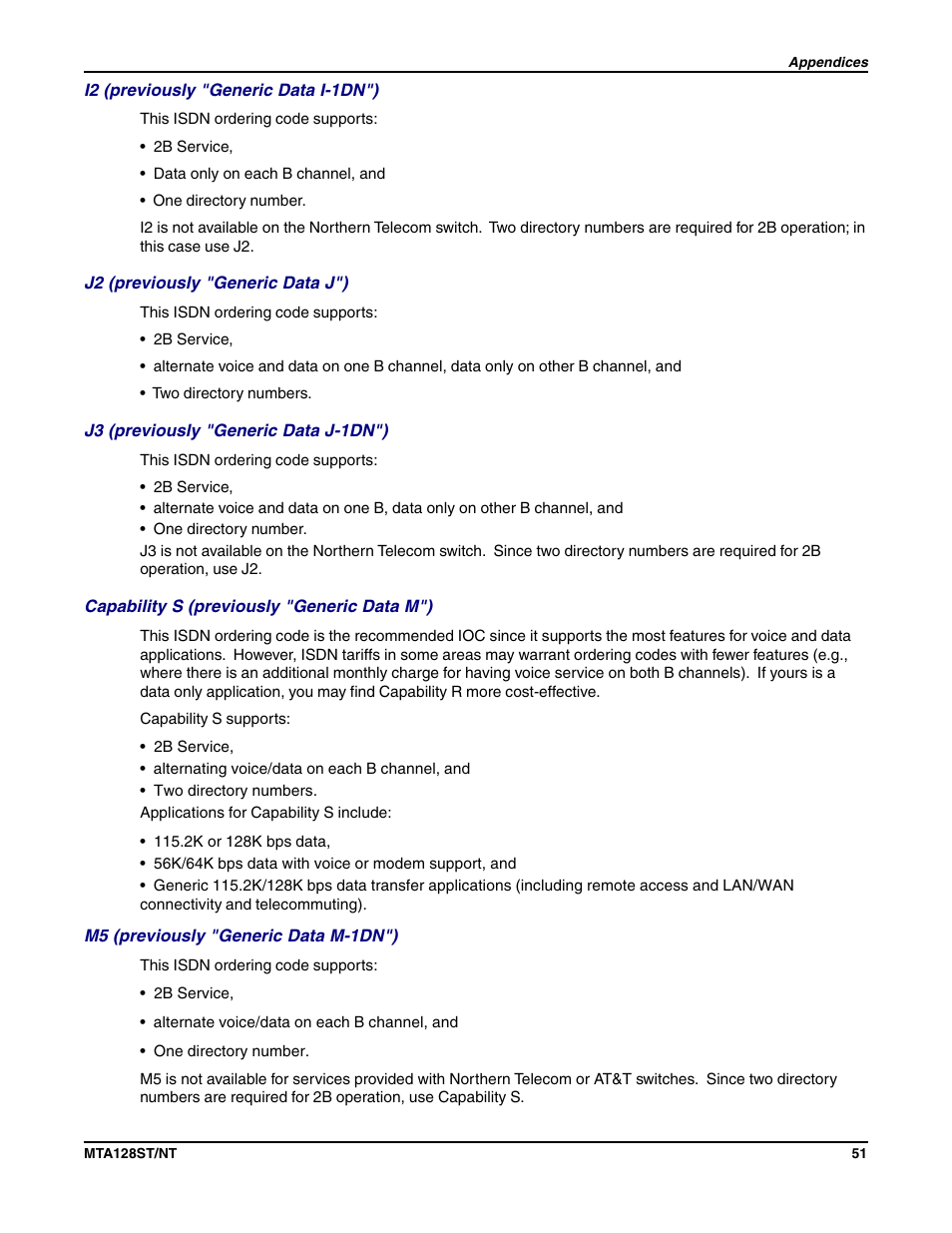 Multi-Tech Systems MTA128NT User Manual | Page 51 / 66