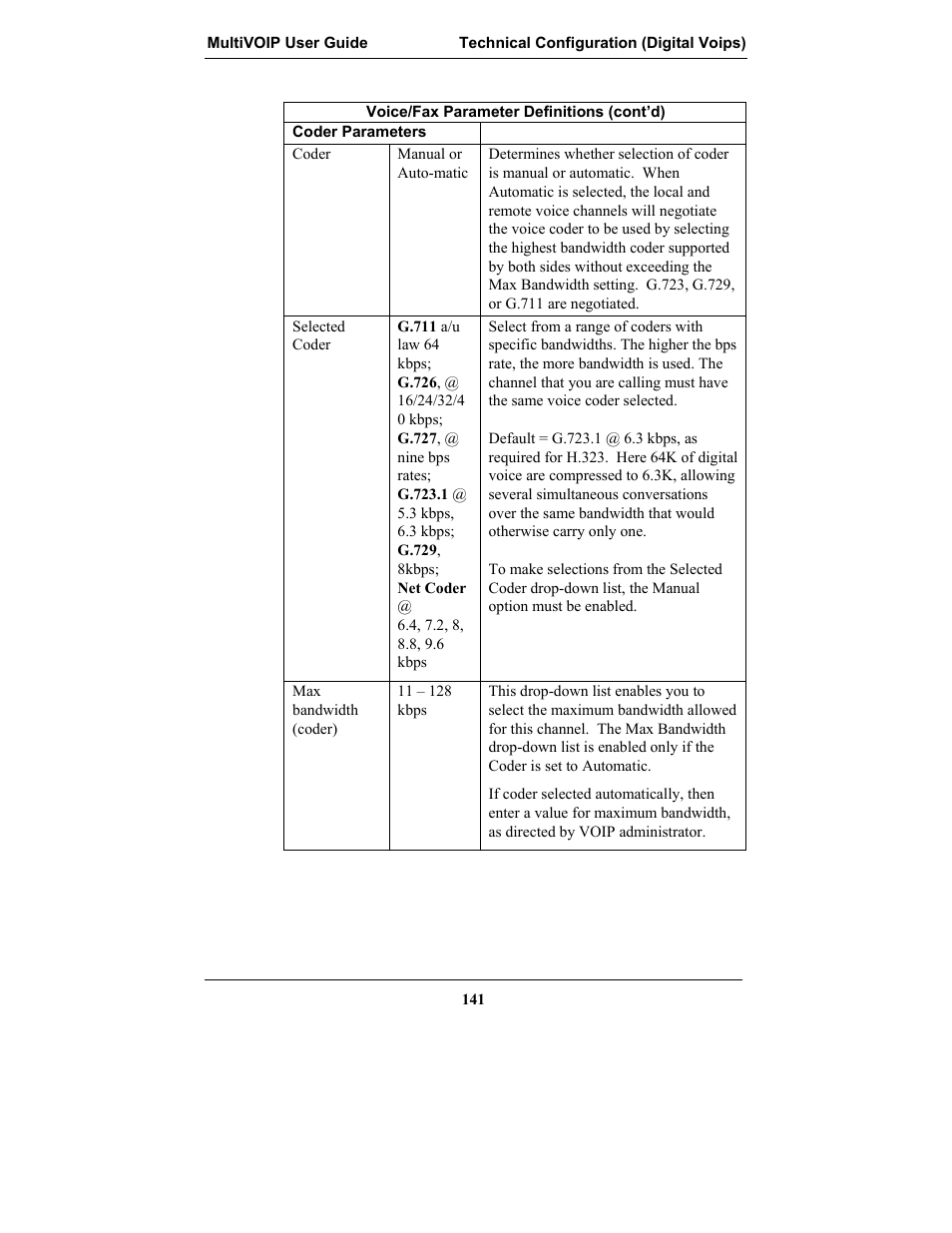 Multi-Tech Systems MULTIVOIP MVP-2410 User Manual | Page 141 / 605