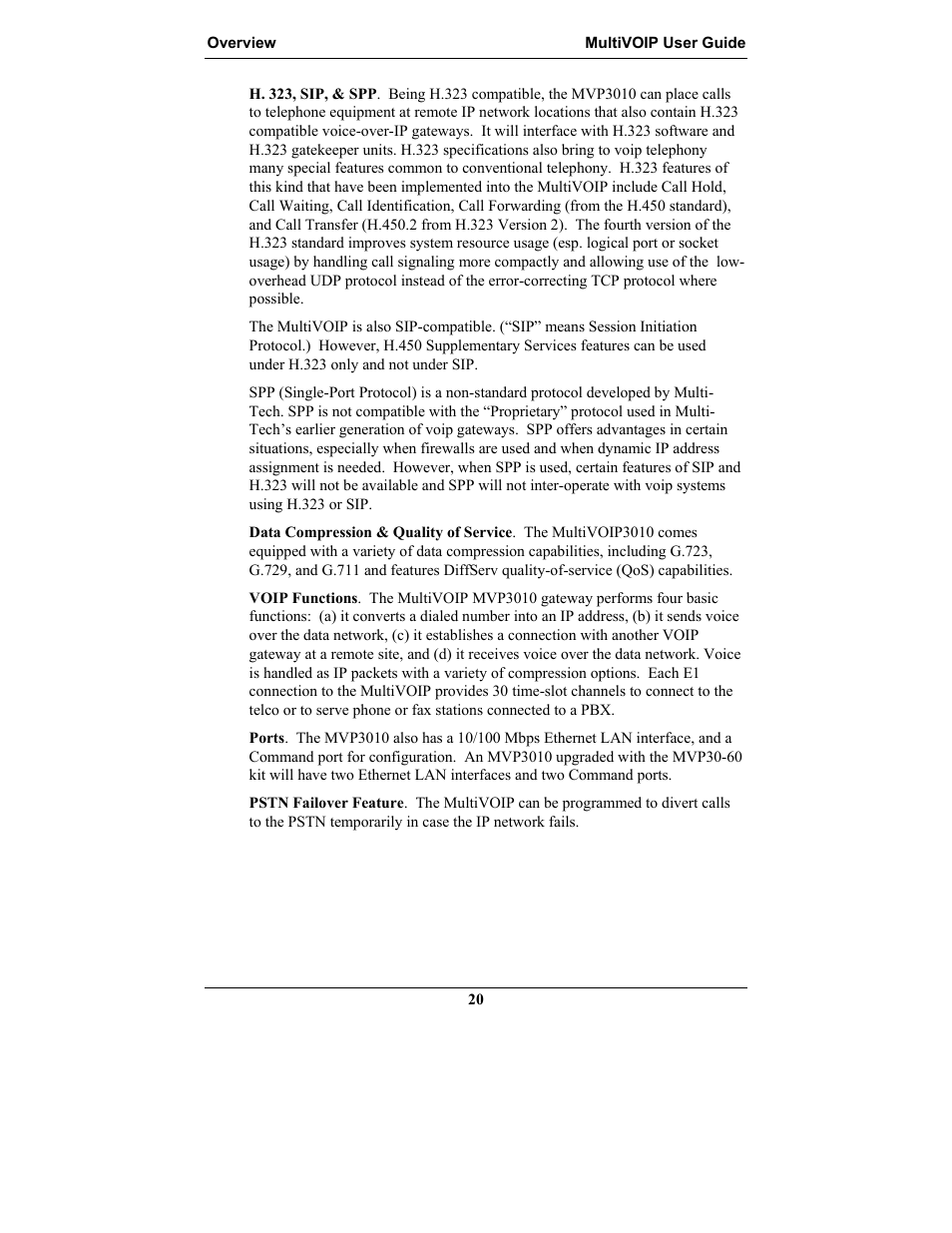 Multi-Tech Systems MULTIVOIP MVP-2410 User Manual | Page 20 / 605