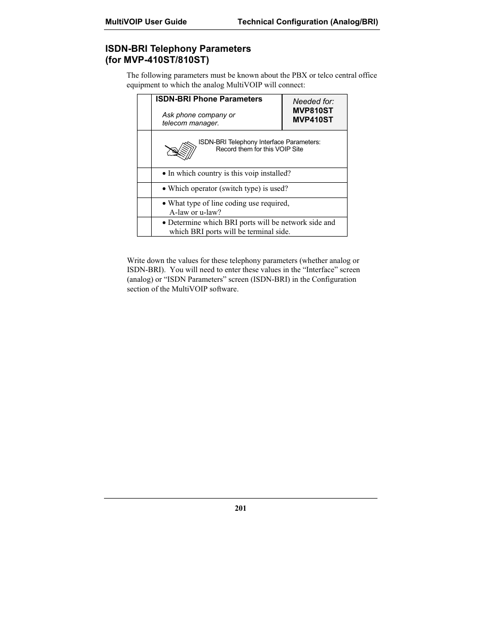 Multi-Tech Systems MULTIVOIP MVP-2410 User Manual | Page 201 / 605