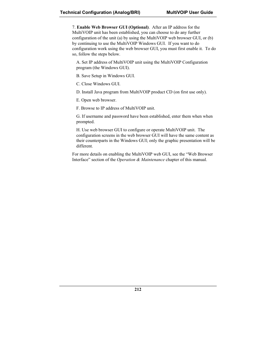 Multi-Tech Systems MULTIVOIP MVP-2410 User Manual | Page 212 / 605