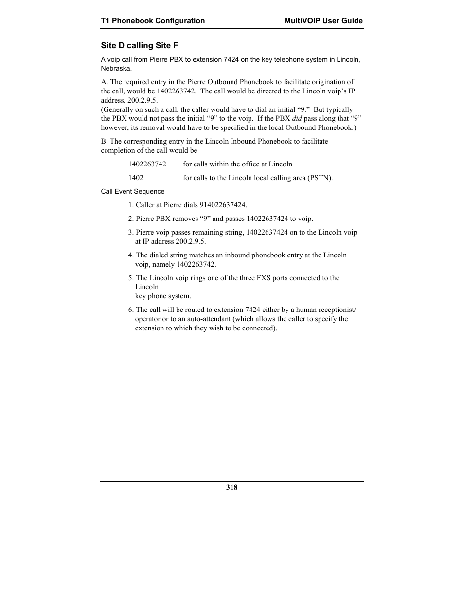 Multi-Tech Systems MULTIVOIP MVP-2410 User Manual | Page 318 / 605