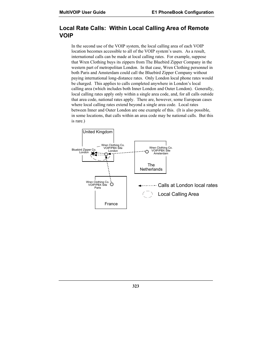 Calls at london local rates local calling area | Multi-Tech Systems MULTIVOIP MVP-2410 User Manual | Page 323 / 605